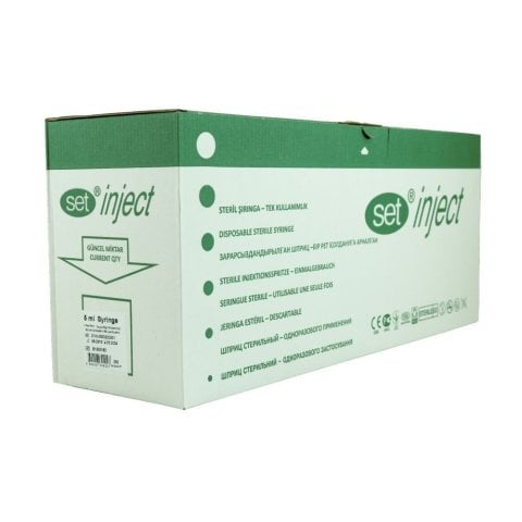 Tıbset 5CC 3 Parça Enjektör 250 Adet