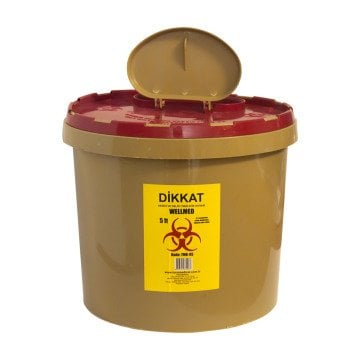 Wellmed Tıbbi Atık Kovası 5 Litre
