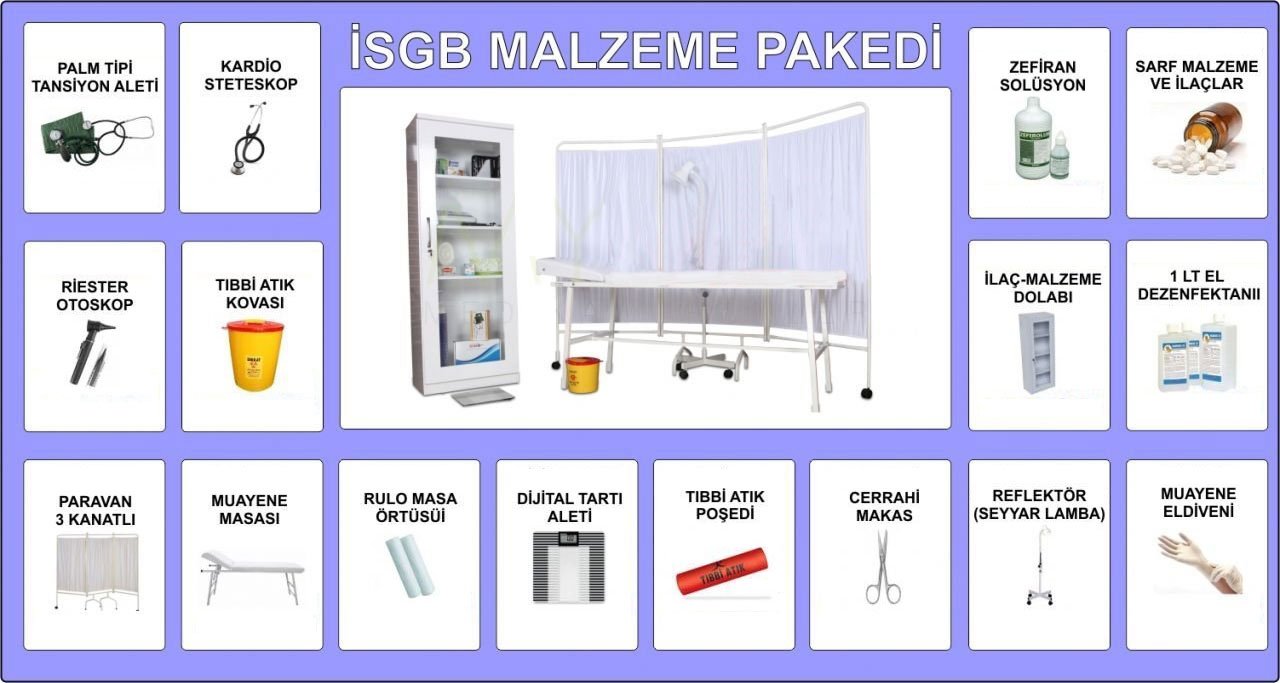 İSGB Sağlık Malzemeleri Paketi