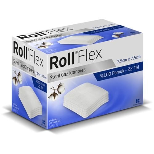 Roll Flex Gaz Kompres 22 Tel 100'lük