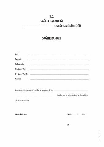 Sağlık Raporu